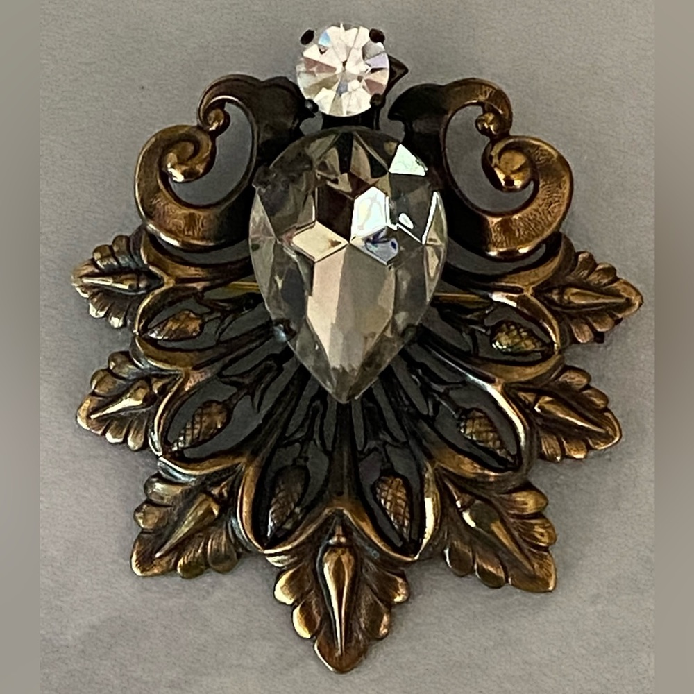 Gorgeous Vintage 1980s Ermani Bulatti Statement Brooch